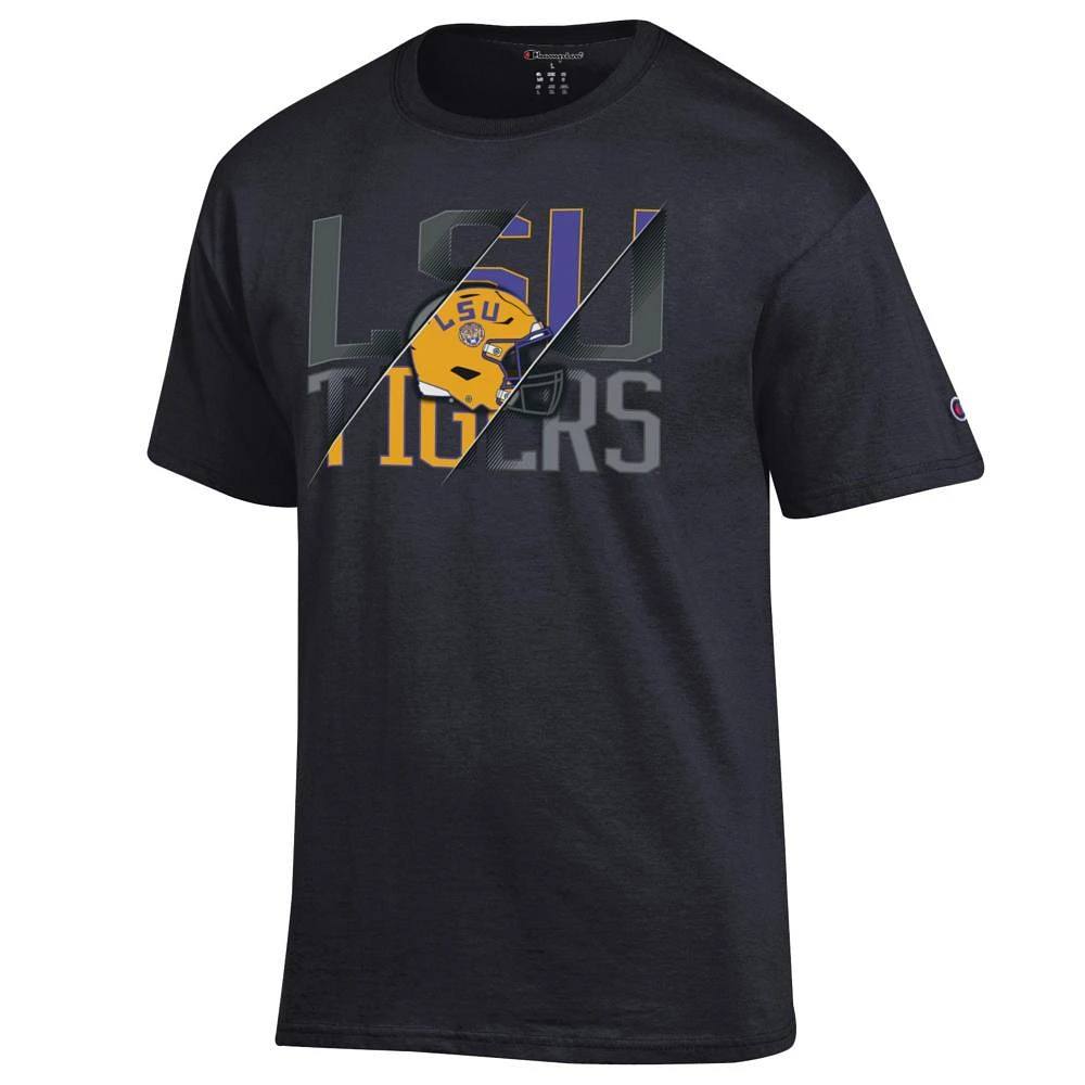 LSU Champion Tonal/Diagonal Football Tee