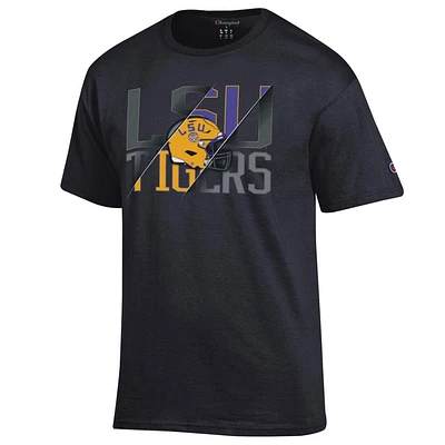 LSU Champion Tonal/Diagonal Football Tee