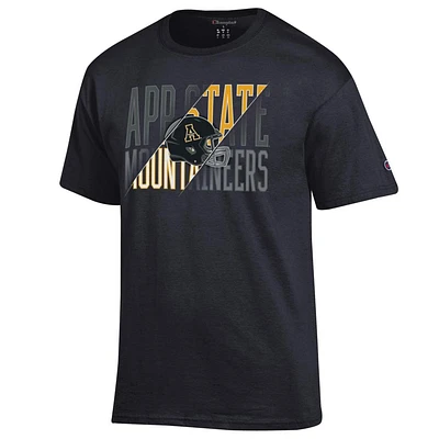 App State Champion Tonal/Diagonal Football Tee