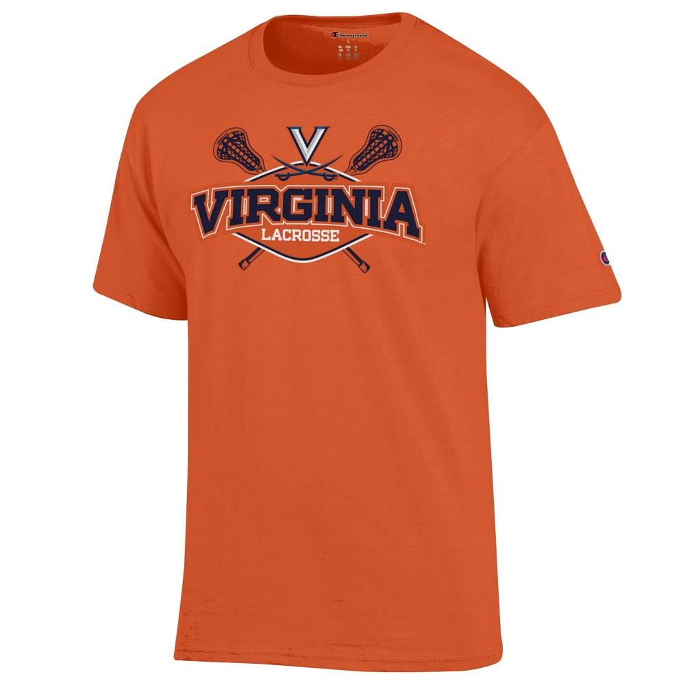 Virginia Champion Wordmark Diamond Lacrosse Tee