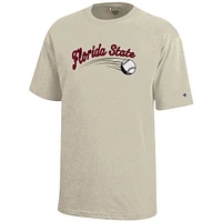 Florida State Champion YOUTH Script Baseball Tee