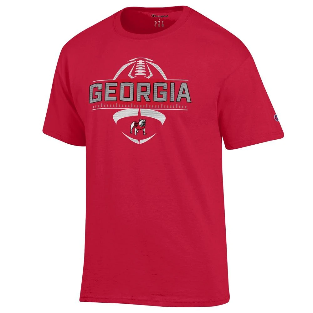 Georgia Champion Football Wordmark Yard Line Tee