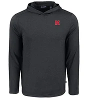 Nebraska Cutter & Buck Coastline Epic Comfort Hooded Shirt