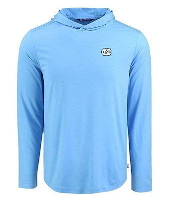 UNC Cutter & Buck Coastline Epic Comfort Hooded Shirt