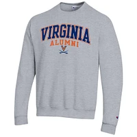 Virginia Champion Fleece Screen Print Alumni Crew