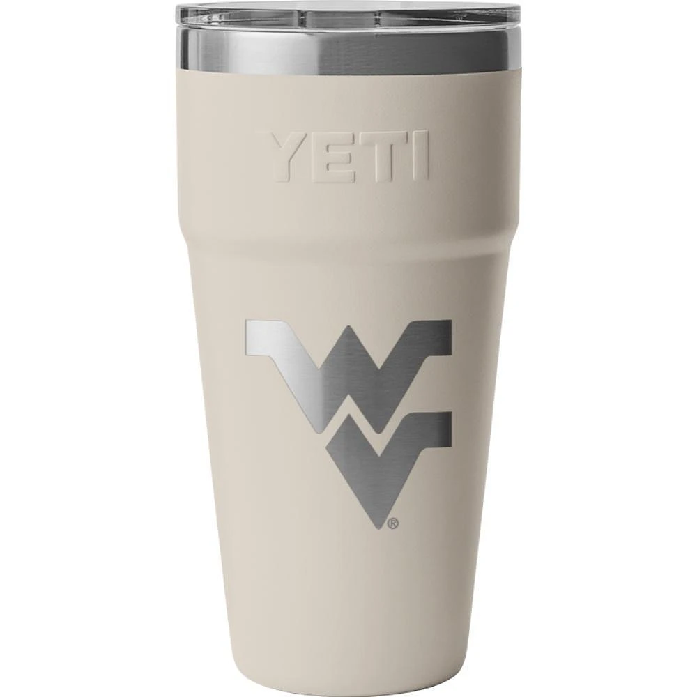 West Virginia Yeti 30 Oz Rambler Stackable Cup