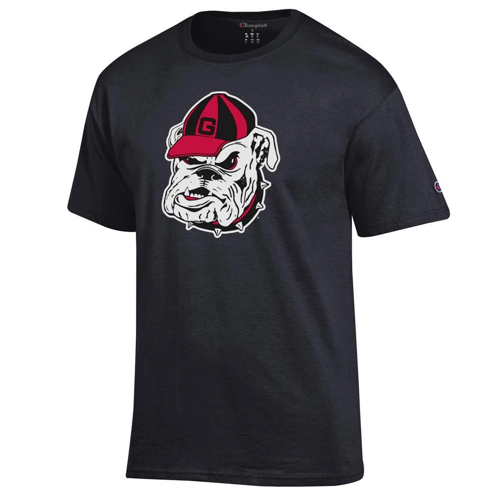 Georgia Champion Giant Logo Bulldog Head Tee