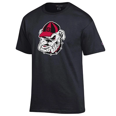 Georgia Champion Giant Logo Bulldog Head Tee