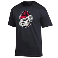 Georgia Champion Giant Logo Bulldog Head Tee