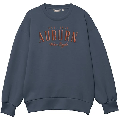 Auburn League Monterey Embroidered Fleece Crew