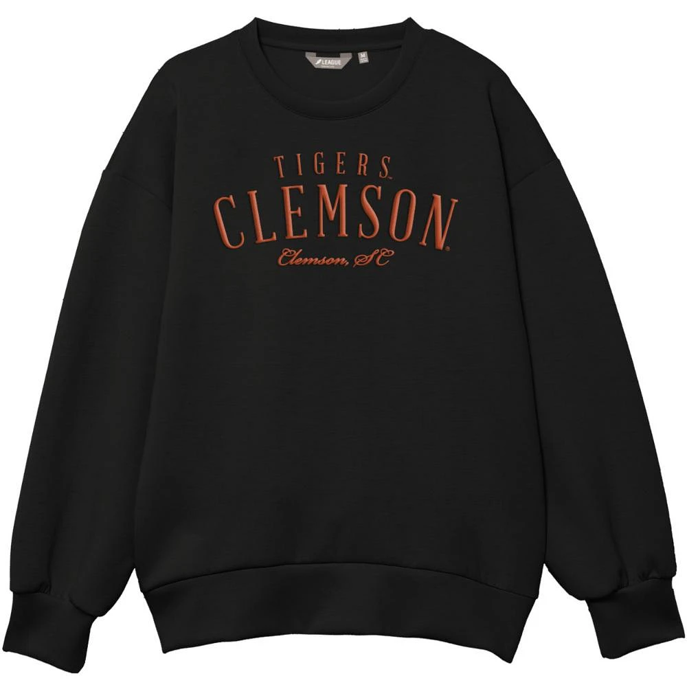 Clemson League Monterey Embroidered Fleece Crew