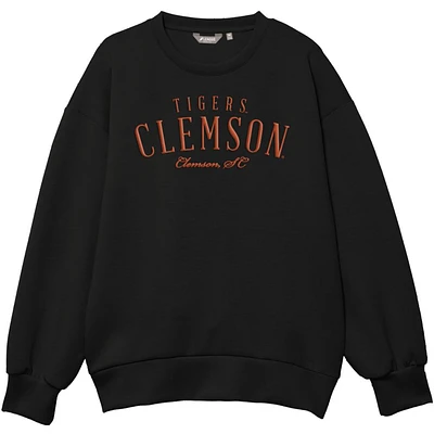 Clemson League Monterey Embroidered Fleece Crew