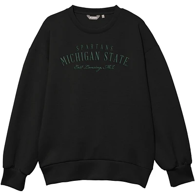 Michigan State League Monterey Embroidered Fleece Crew