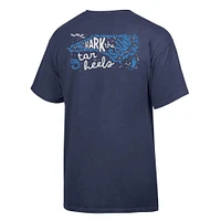 UNC Comfort Wash State Motto Script Song Tee