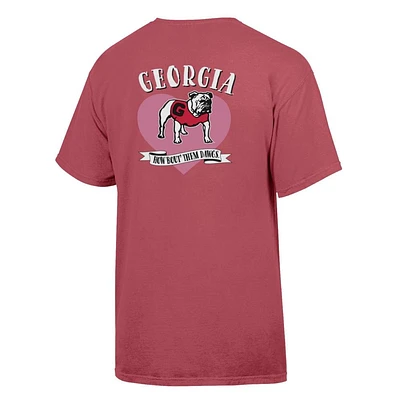 Georgia Comfort Wash Heart Uga Tee