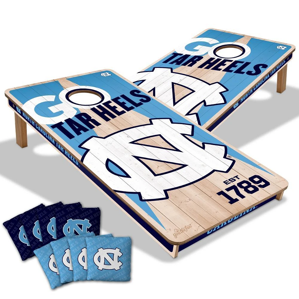 UNC You the Fan Cornhole Board Set
