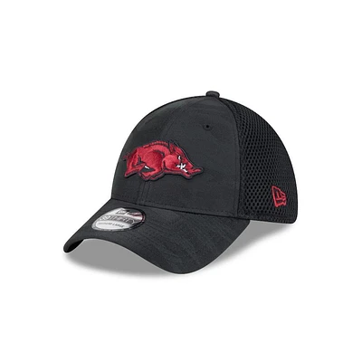 Arkansas New Era 3930 Camo Flex Fitted Hat