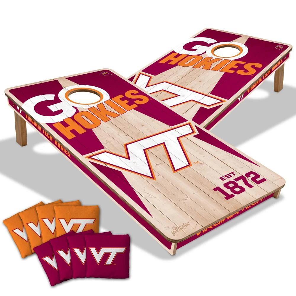 Virginia Tech You the Fan Cornhole Board Set