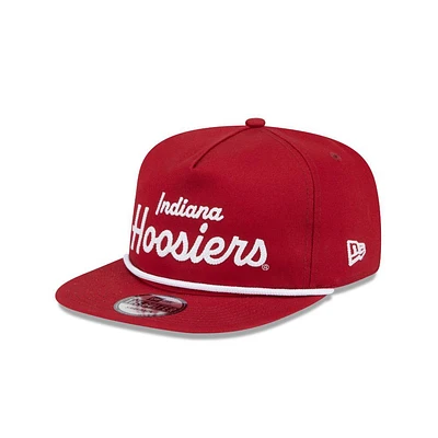 Indiana New Era Golfer Team Text Rope Adjustable Hat