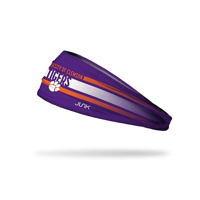 Clemson Junk Lite Faded Stripe Headband