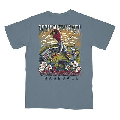 Arkansas Baseball Field Day Comfort Colors Tee
