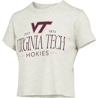 Virginia Tech Pressbox Silverton Danni Semi Fitted Waist Length Tee