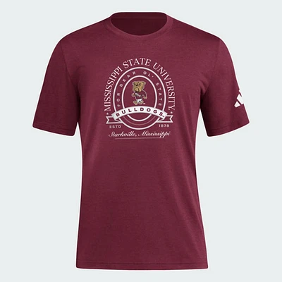 Mississippi State Adidas Vault Heritage Resort Trip Blend Tee