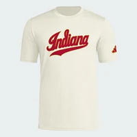 Indiana Adidas Gold Standard Wordmark Pregame Tee