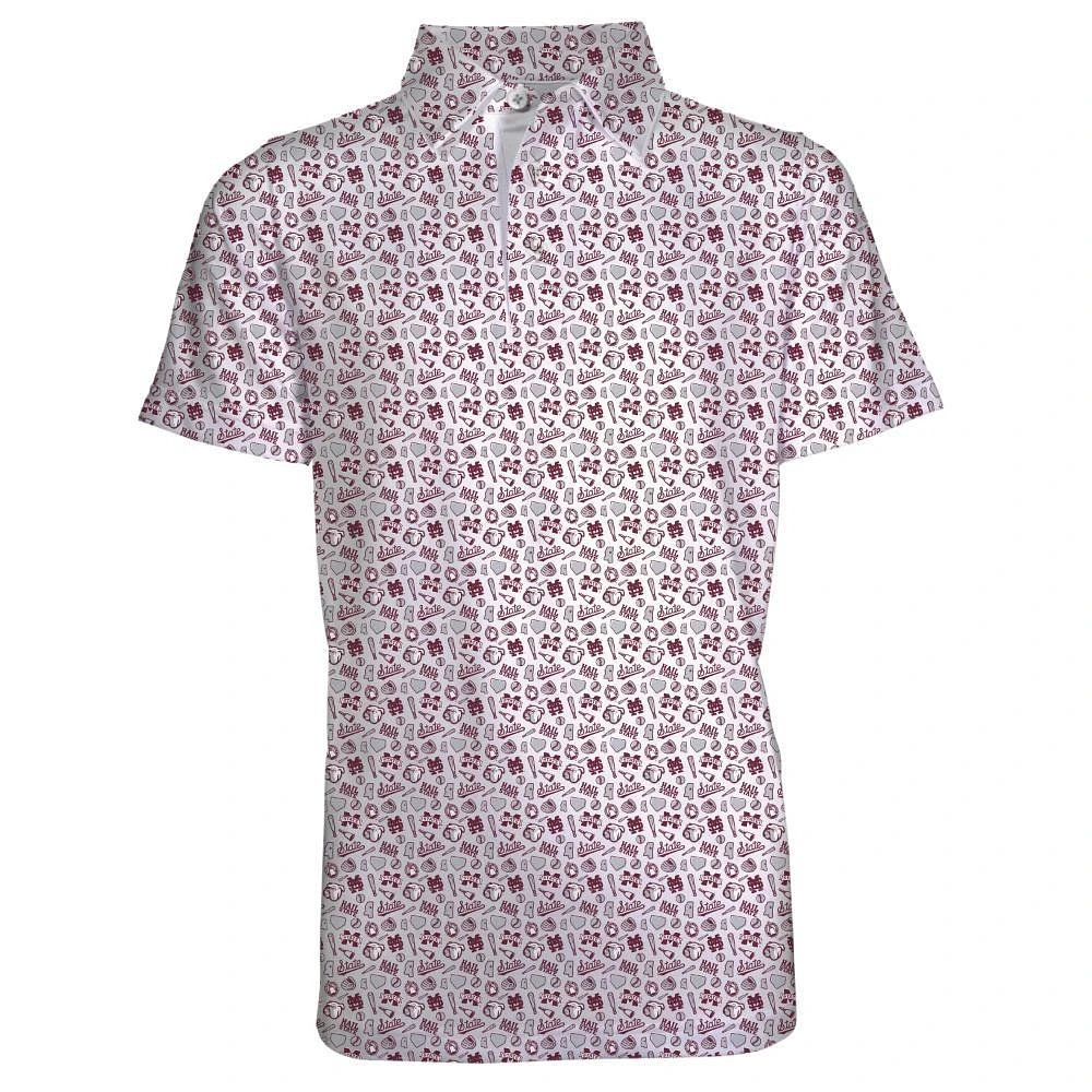 Mississippi State Garb Toddler Earnest Baseball Polo