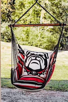 Georgia Bulldogs Hanging Chair Swing