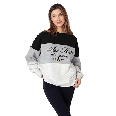 App State Chicka-D Admissions Embroidered Colorblock Crew