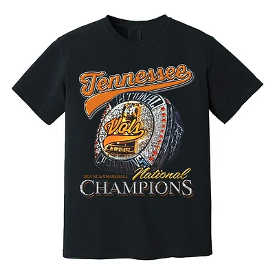 Tennessee Baseball National Champions Ring Comfort Colors Tee