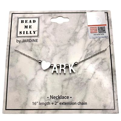 Arkansas Initial Necklace