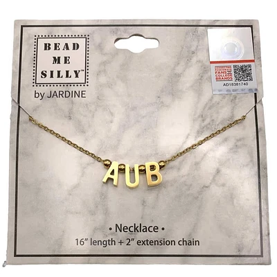 Auburn Initial Necklace