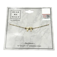 Virginia Tech Initial Necklace