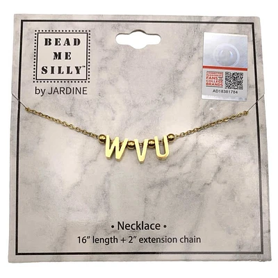 West Virginia Initial Necklace