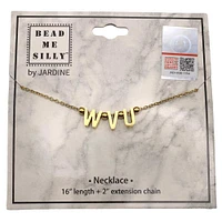 West Virginia Initial Necklace