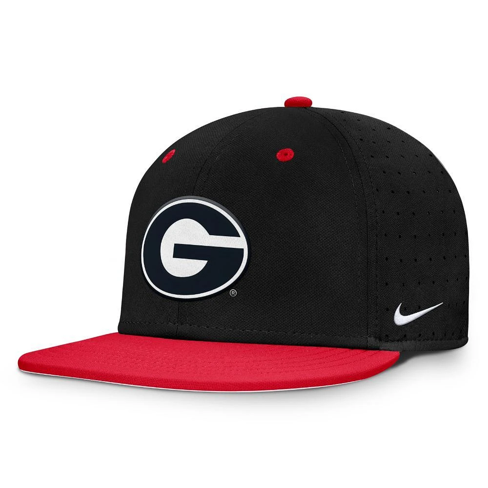 Georgia Nike Dri Fit True Structured Aero Bill Baseball Hat