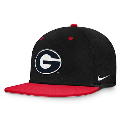Georgia Nike Dri Fit True Structured Aero Bill Baseball Hat