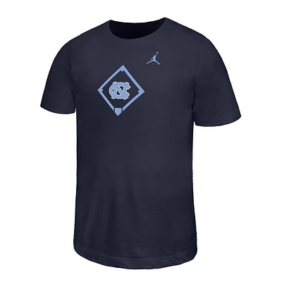 UNC Jordan Brand YOUTH Dri-Fit Legend Baseball Diamond Tee