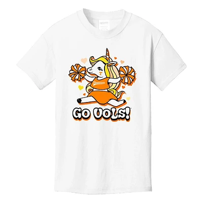 Tennessee YOUTH Cheer Unicorn Tee