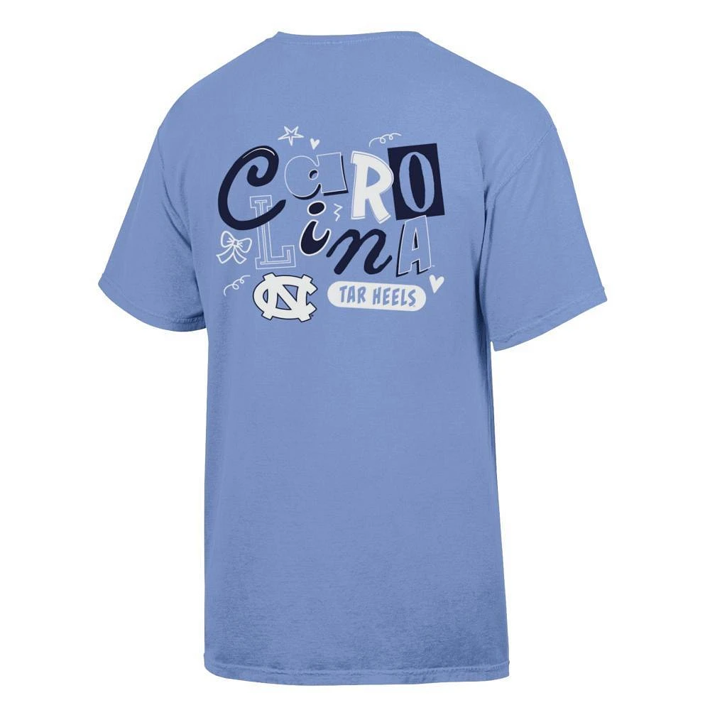 UNC Comfort Wash Multi Font Tee