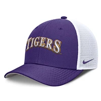 LSU Nike Dri-Fit Coaches Rise Structured Trucker Cap