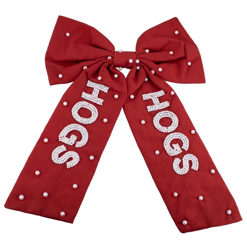 Arkansas Capri Designs Beaded Hair Bow