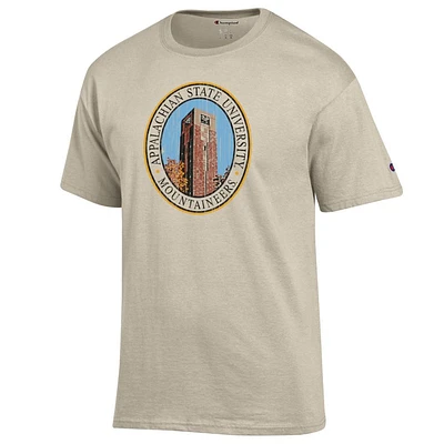 App State Champion Campus Landmark Oval Tee