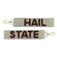 Mississippi State Capri Designs Beaded Keystrap