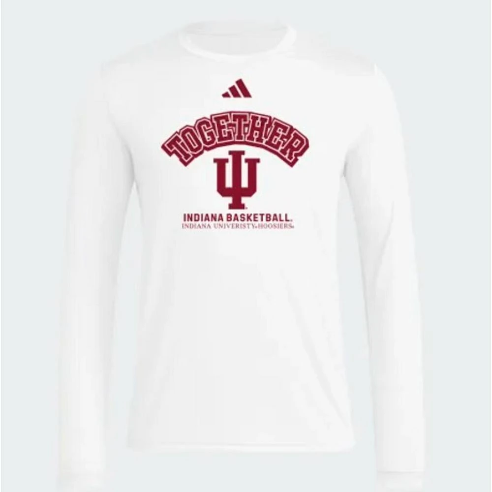 Indiana Adidas 2025 Bench Long Sleeve Shooting Shirt