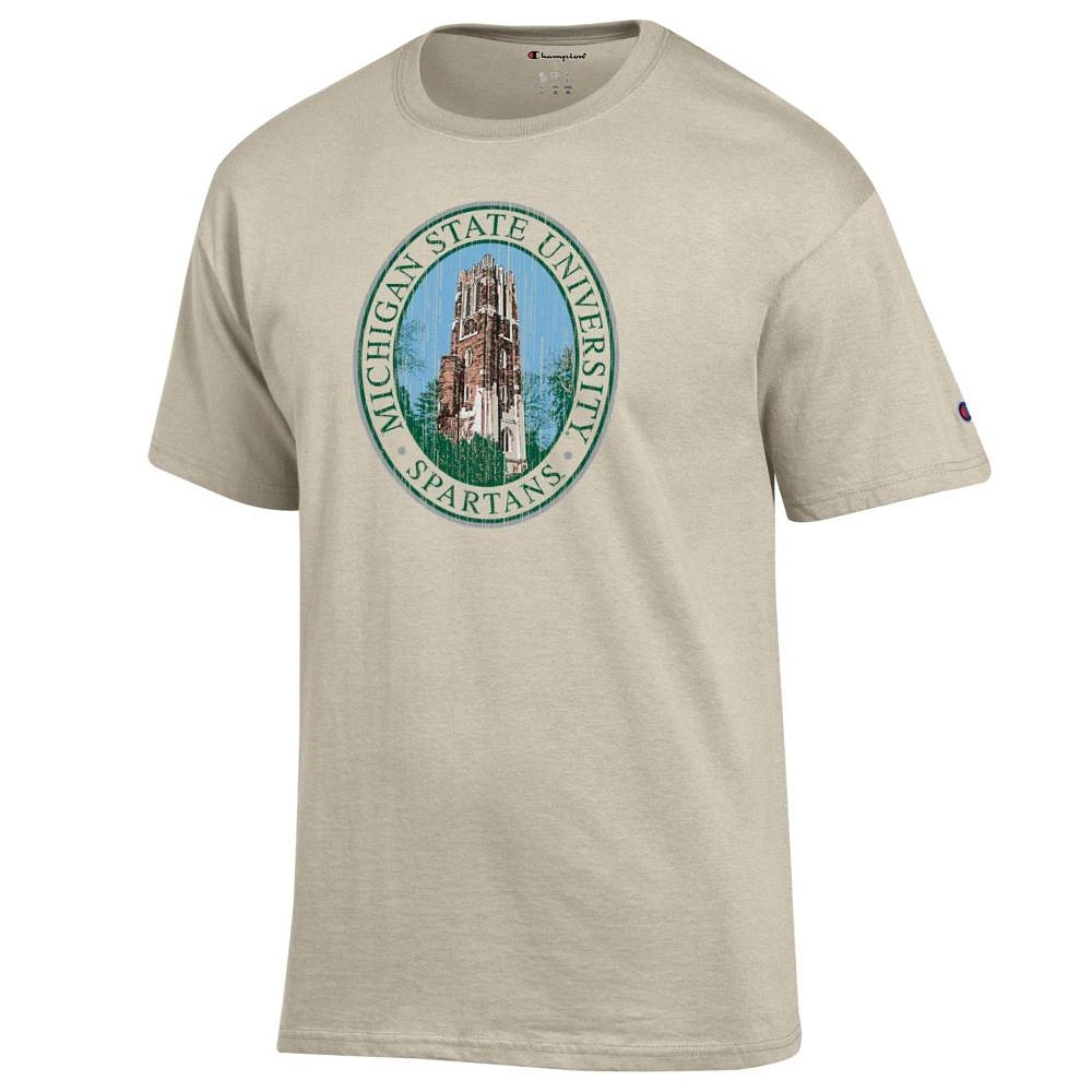 Michigan State Champion Campus Landmark Oval Tee
