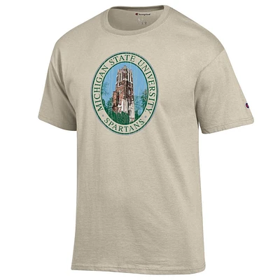 Michigan State Champion Campus Landmark Oval Tee