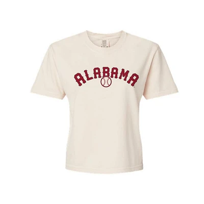 Alabama Baseball Comfort Colors Boxy Tee